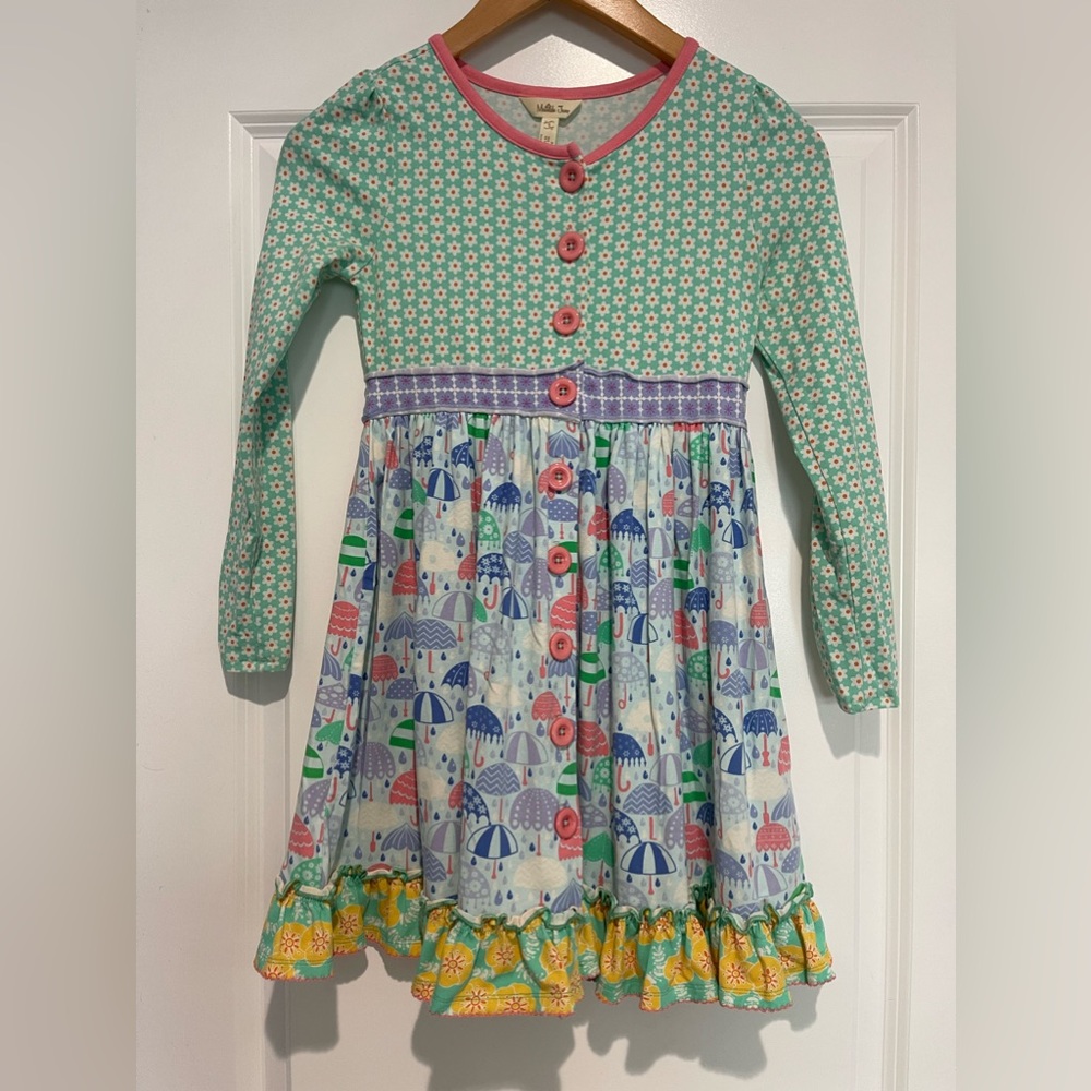 Matilda Jane Girls Long Sleeve Dress -Size 8